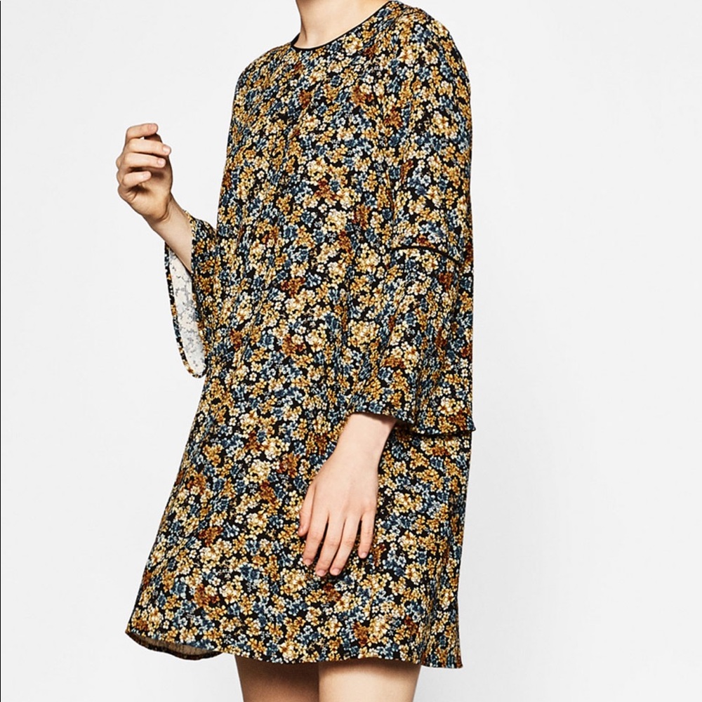 Zara floral dress